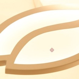 Akrylowe kwiaty, lampa sufitowa montowana na płasko