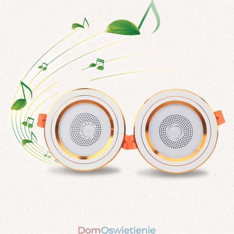 Downlight Bluetooth Muzyka Głośnik Lampa Telefon komórkowy Inteligentne Oświetlenie Sufitowe