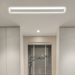 Lampa sufitowa w stylu nordyckim, montowana na płasko