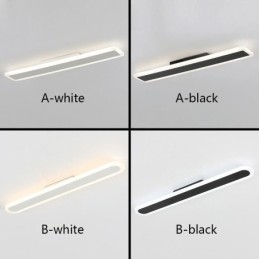 Lampa sufitowa w stylu nordyckim, montowana na płasko