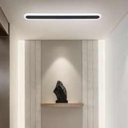 Lampa sufitowa w stylu nordyckim, montowana na płasko