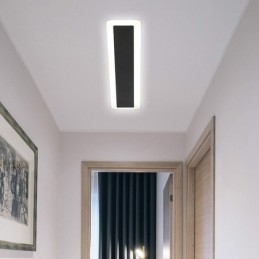 Lampa sufitowa w stylu nordyckim, montowana na płasko