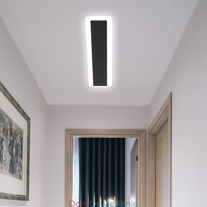 Lampa sufitowa w stylu nordyckim, montowana na płasko