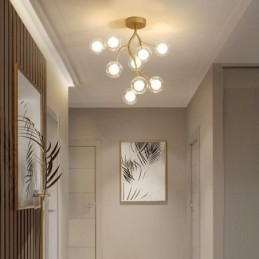 Nordic Branches Lampa sufitowa montowana na płasko