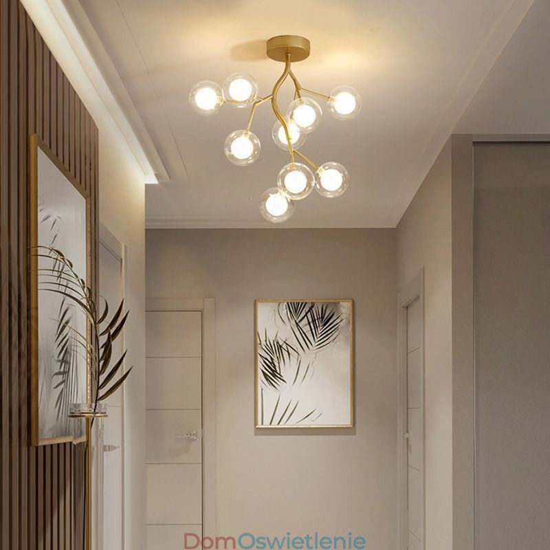 Nordic Branches Lampa sufitowa montowana na płasko