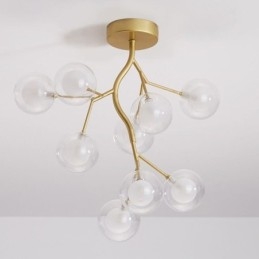 Nordic Branches Lampa sufitowa montowana na płasko