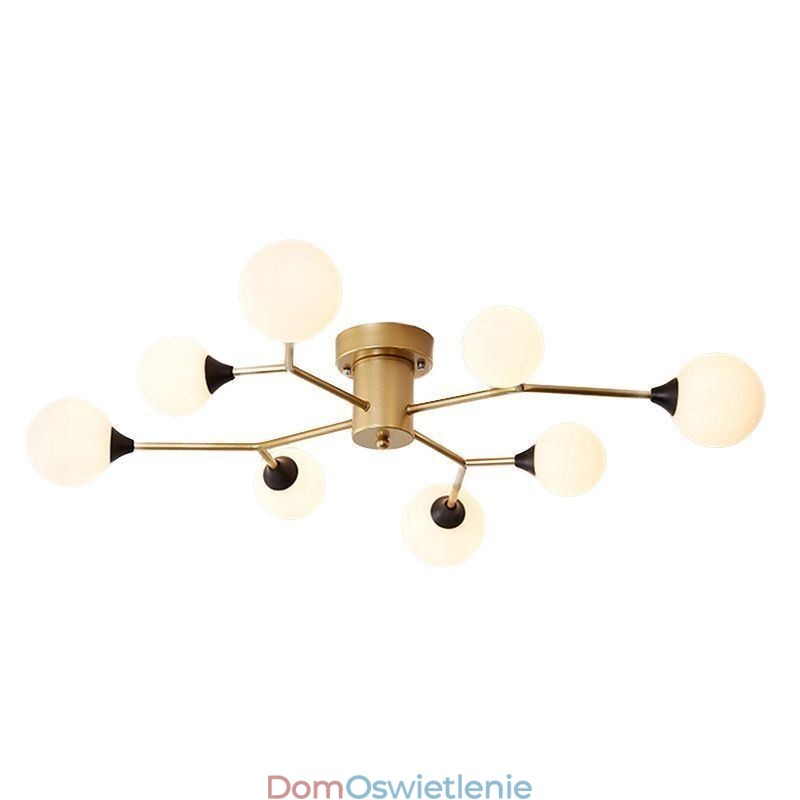 Szklana kula sufitowa Magic Bean Flush Mount