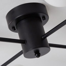 Szklana kula sufitowa Magic Bean Flush Mount