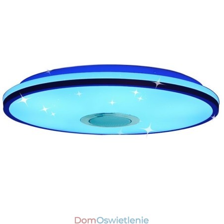 Kolorowa lampa sufitowa do montażu na płasko z funkcją zegara Bluetooth do odtwarzania muzyki Kolorowa lampa sufitowa do montażu na płasko z funkcją zegara Bluetooth do odtwarzania muzyki