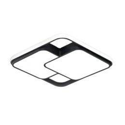 Nowoczesna geometryczna lampa sufitowa do montażu na płasko, akrylowa lampa dekoracyjna