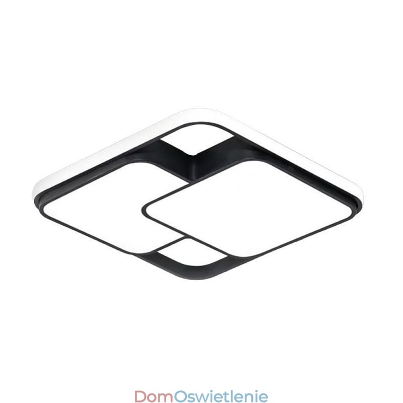 Nowoczesna geometryczna lampa sufitowa do montażu na płasko, akrylowa lampa dekoracyjna