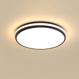 Minimalistyczna okrągła lampa sufitowa do montażu na płasko Nowoczesne oświetlenie akrylowe