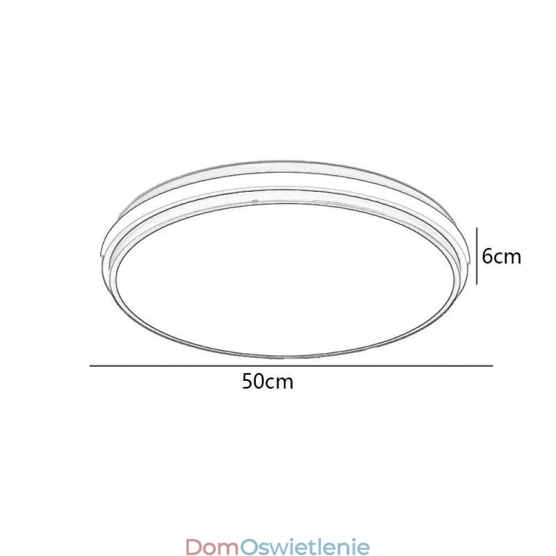 Minimalistyczna okrągła lampa sufitowa do montażu na płasko Nowoczesne oświetlenie akrylowe