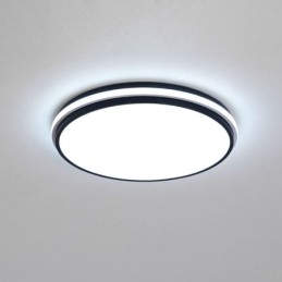 Minimalistyczna okrągła lampa sufitowa do montażu na płasko Nowoczesne oświetlenie akrylowe