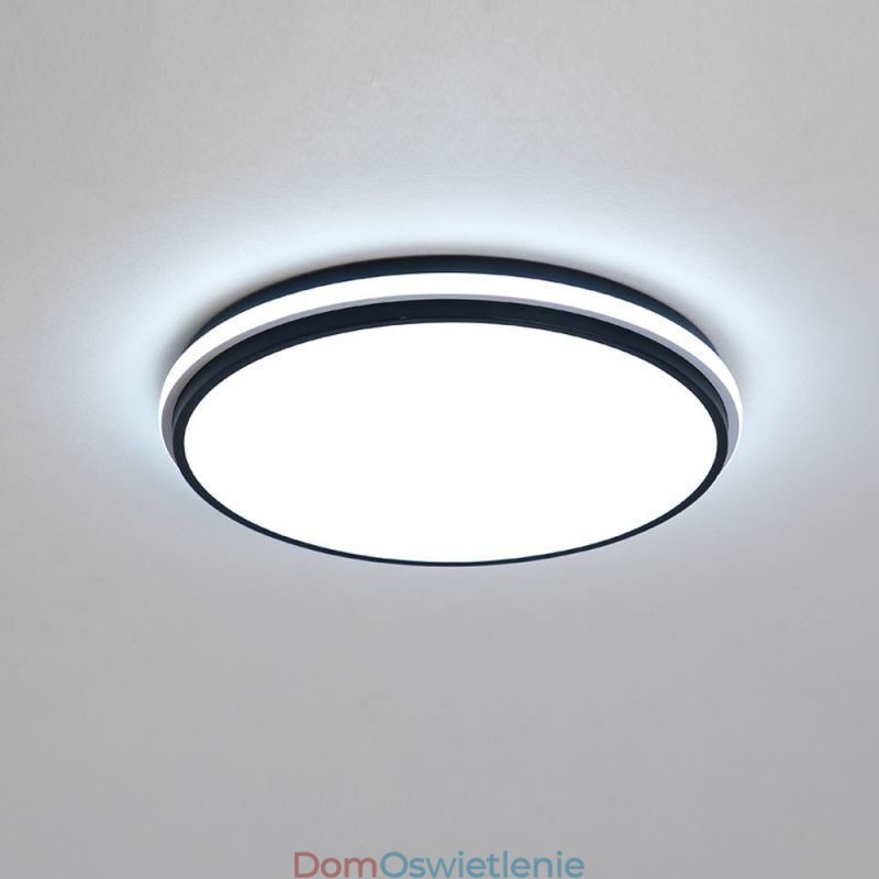 Minimalistyczna okrągła lampa sufitowa do montażu na płasko Nowoczesne oświetlenie akrylowe