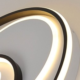 Nakładająca się okrągła lampa sufitowa do montażu na płasko nowoczesna lampa akrylowa