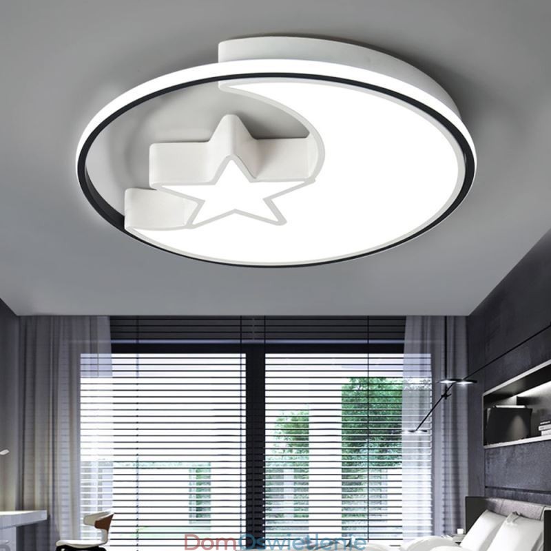 Moon & Star Flush Mount Lampa sufitowa