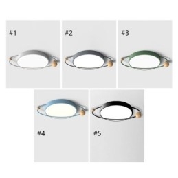 Nowoczesna okrągła lampa sufitowa Planet Flush Mount Light Fixture