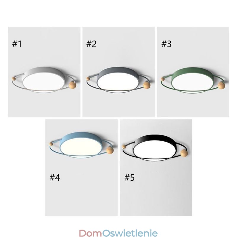 Nowoczesna okrągła lampa sufitowa Planet Flush Mount Light Fixture