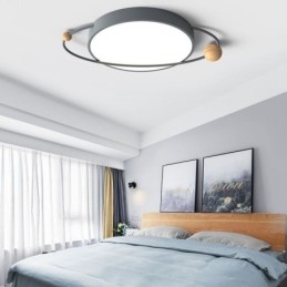 Nowoczesna okrągła lampa sufitowa Planet Flush Mount Light Fixture