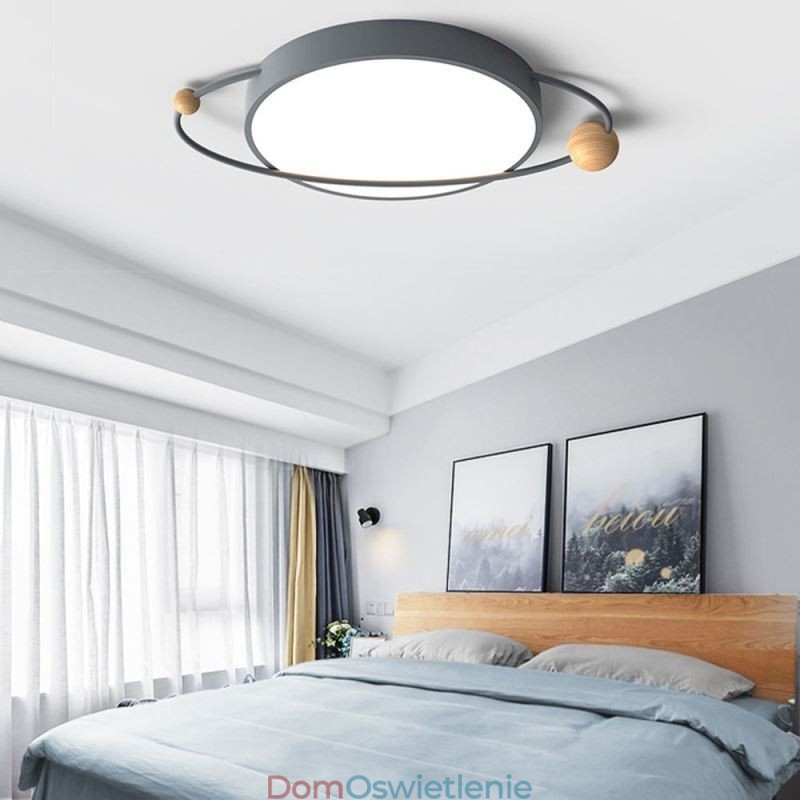 Nowoczesna okrągła lampa sufitowa Planet Flush Mount Light Fixture