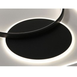Nowoczesna minimalistyczna lampa sufitowa okrągła i kwadratowa oprawa oświetleniowa do montażu na płasko