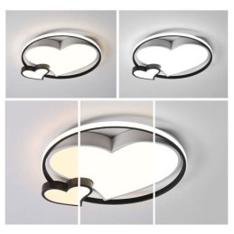 Podwójne serca, lampa sufitowa, oświetlenie dekoracyjne