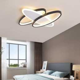 Nowoczesna akrylowa lampa sufitowa owalna
