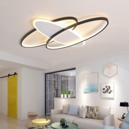 Nowoczesna akrylowa lampa sufitowa owalna