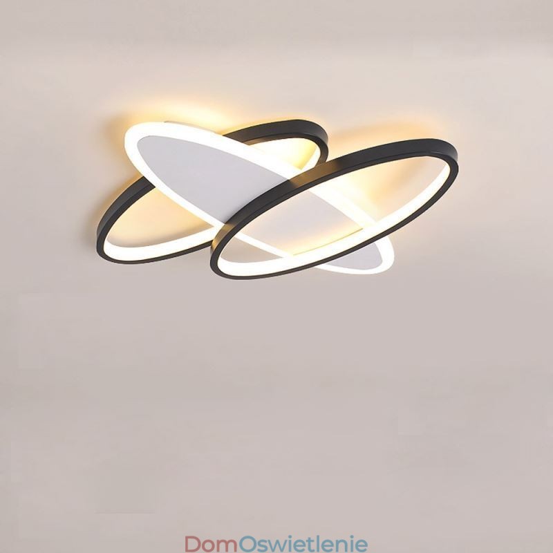 Nowoczesna akrylowa lampa sufitowa owalna