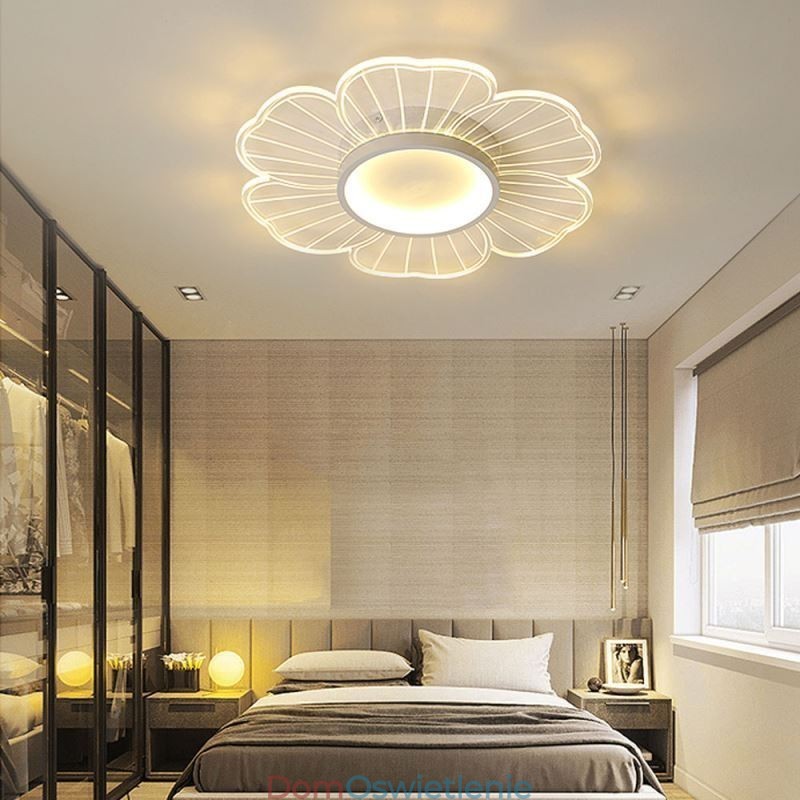 Minimalistyczna lampa sufitowa Petal Flush Mount, kreatywna dekoracja oświetlenia