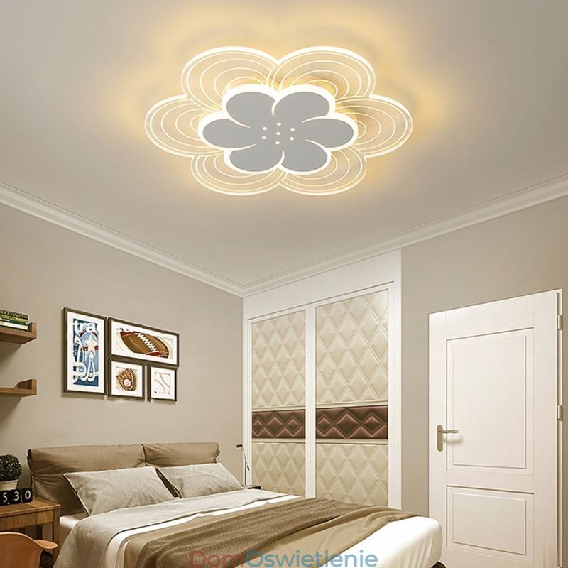 Przepiękna lampa sufitowa Petal Flush Mount, minimalistyczna lampa akrylowa