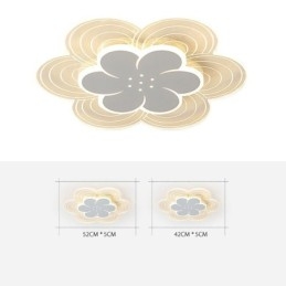 Przepiękna lampa sufitowa Petal Flush Mount, minimalistyczna lampa akrylowa