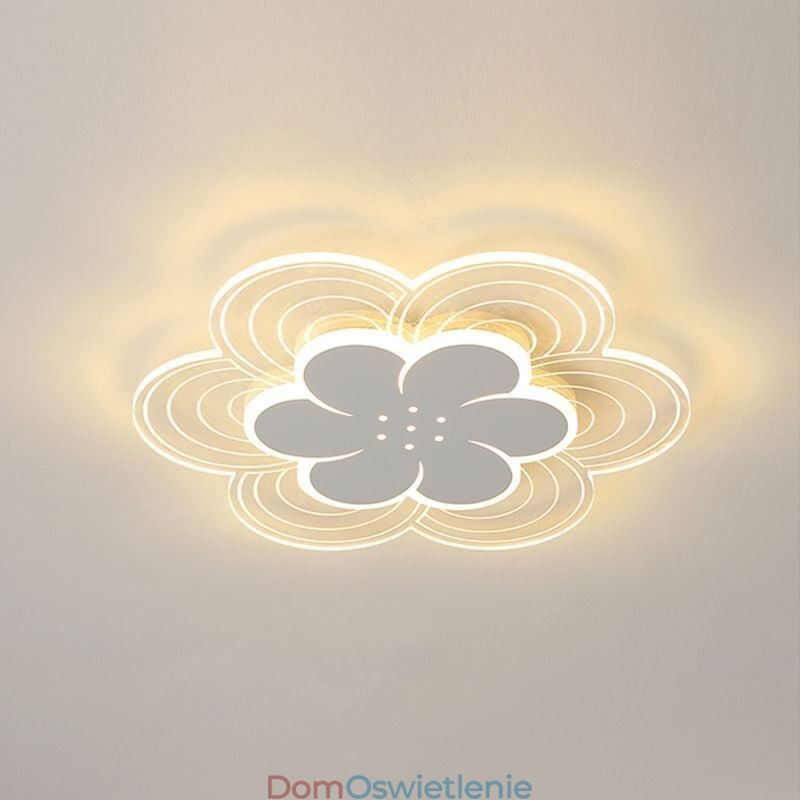 Przepiękna lampa sufitowa Petal Flush Mount, minimalistyczna lampa akrylowa