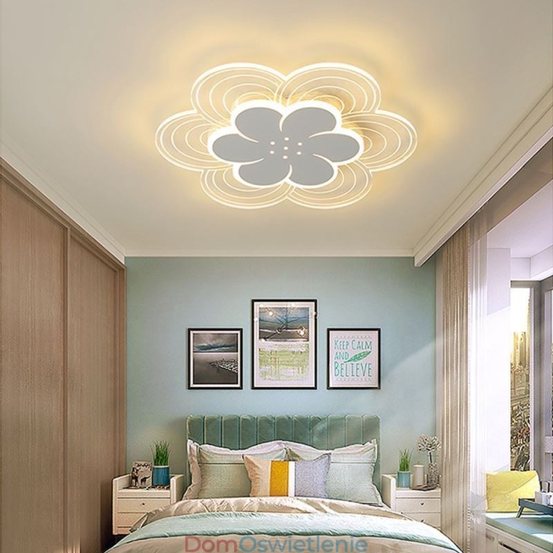 Przepiękna lampa sufitowa Petal Flush Mount, minimalistyczna lampa akrylowa
