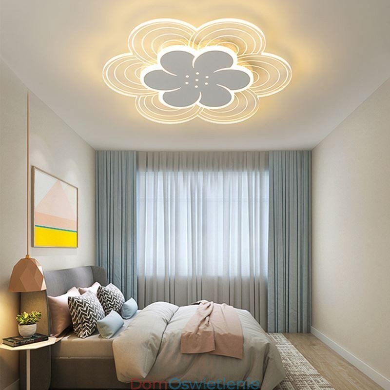 Przepiękna lampa sufitowa Petal Flush Mount, minimalistyczna lampa akrylowa