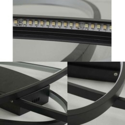 Nowoczesna owalna lampa sufitowa z akrylu dekoracyjna oprawa świetlna