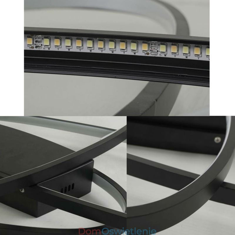 Nowoczesna owalna lampa sufitowa z akrylu dekoracyjna oprawa świetlna