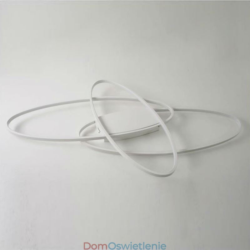 Nowoczesna owalna lampa sufitowa z akrylu dekoracyjna oprawa świetlna