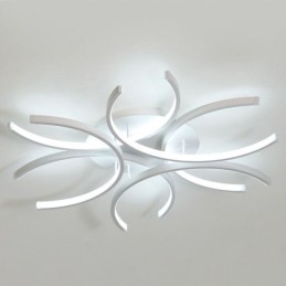 Nowoczesna lampa sufitowa z mocowaniem na płasko, lampa dekoracyjna z żelu krzemionkowego