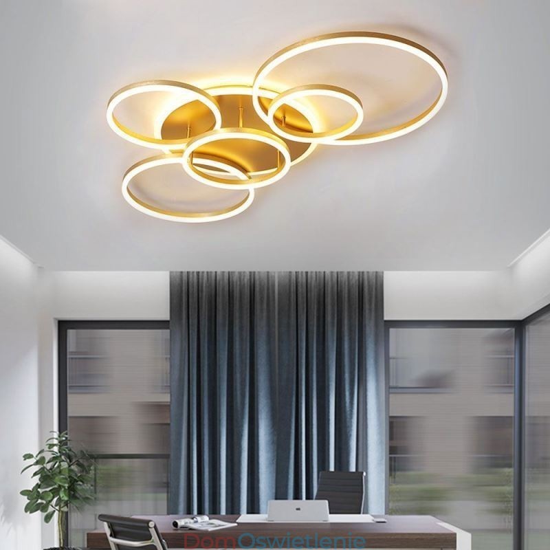 Halo Ring Flush Mount Nowoczesna akrylowa lampa sufitowa