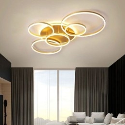 Halo Ring Flush Mount Nowoczesna akrylowa lampa sufitowa