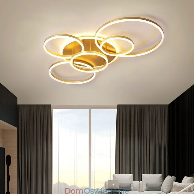 Halo Ring Flush Mount Nowoczesna akrylowa lampa sufitowa