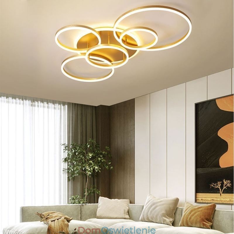 Halo Ring Flush Mount Nowoczesna akrylowa lampa sufitowa