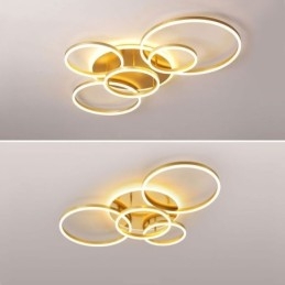 Halo Ring Flush Mount Nowoczesna akrylowa lampa sufitowa