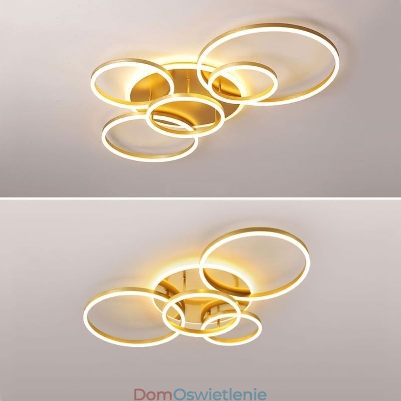 Halo Ring Flush Mount Nowoczesna akrylowa lampa sufitowa