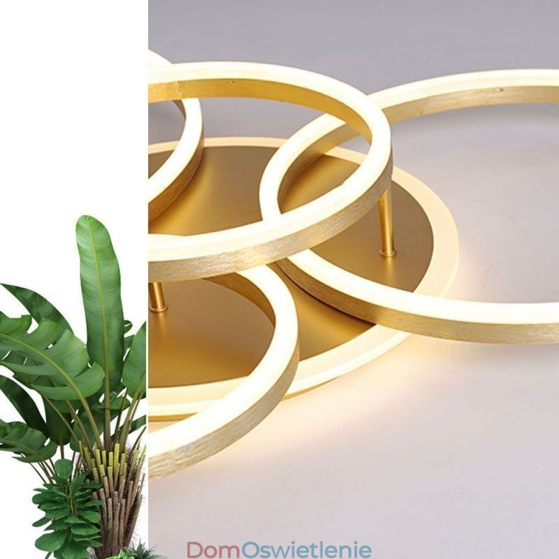 Halo Ring Flush Mount Nowoczesna akrylowa lampa sufitowa