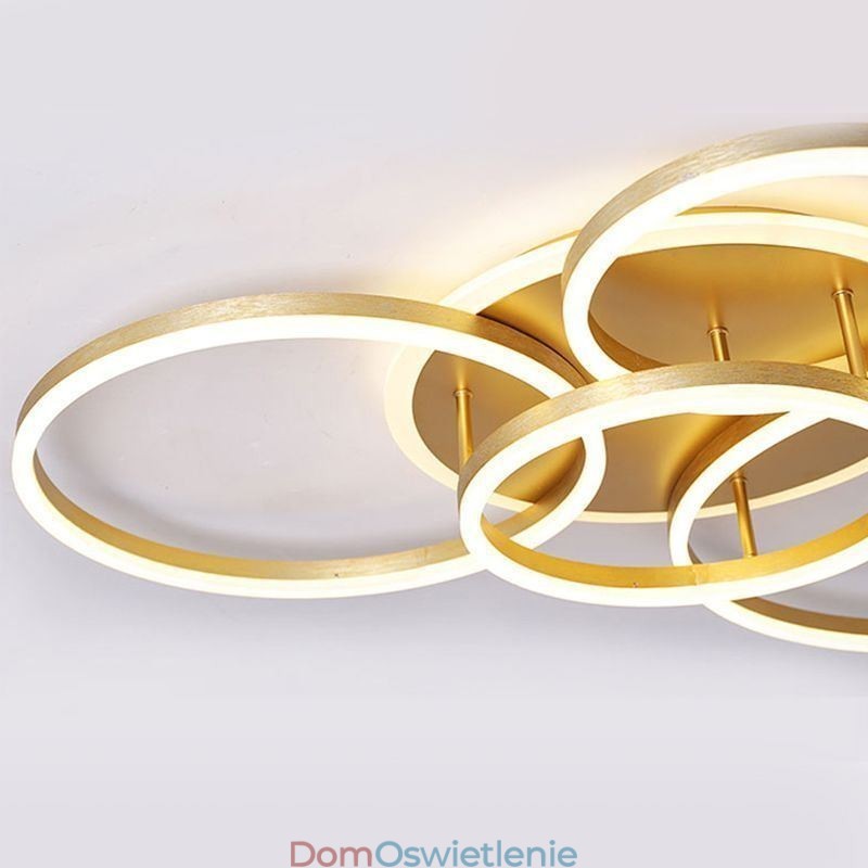 Halo Ring Flush Mount Nowoczesna akrylowa lampa sufitowa