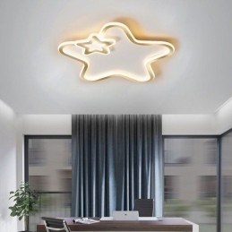 Kreatywna lampa sufitowa wpuszczana w gwiazdę Golden Star