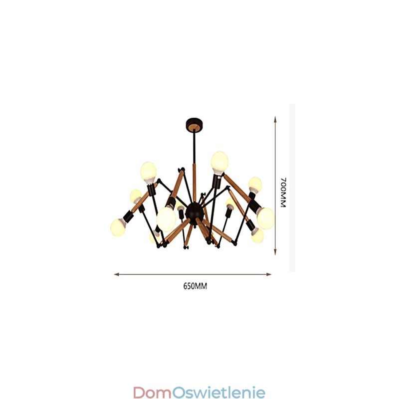 Żyrandol Mini Styl Nowoczesny Współczesny Metalowy